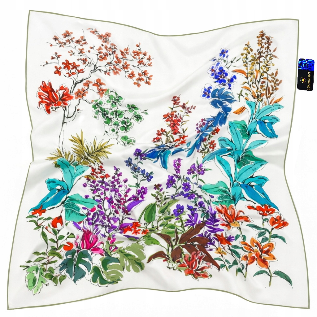 Hedvábný Šátek 100% Přírodní Morušový Hedvábí, Prémiová Kvalita