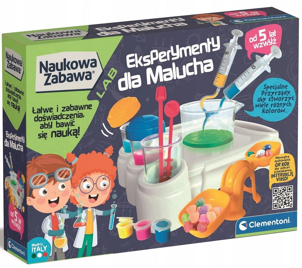 

Eksperymenty dla Malucha 50713 Clementoni