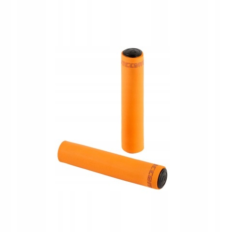 Chwyty rowerowe Accent SILICON Pomarańczowe