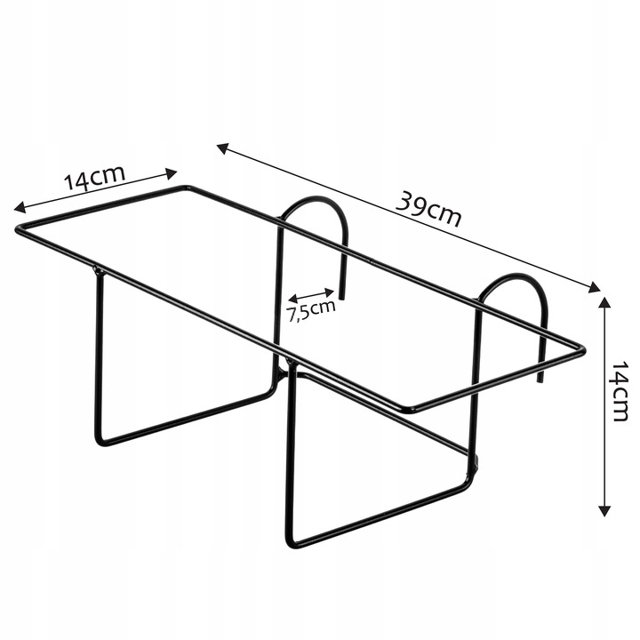 WIESZAK UCHWYT NA SKRZYNIĘ BALKONOWĄ DONICZKI 40cm Kod producenta K1348