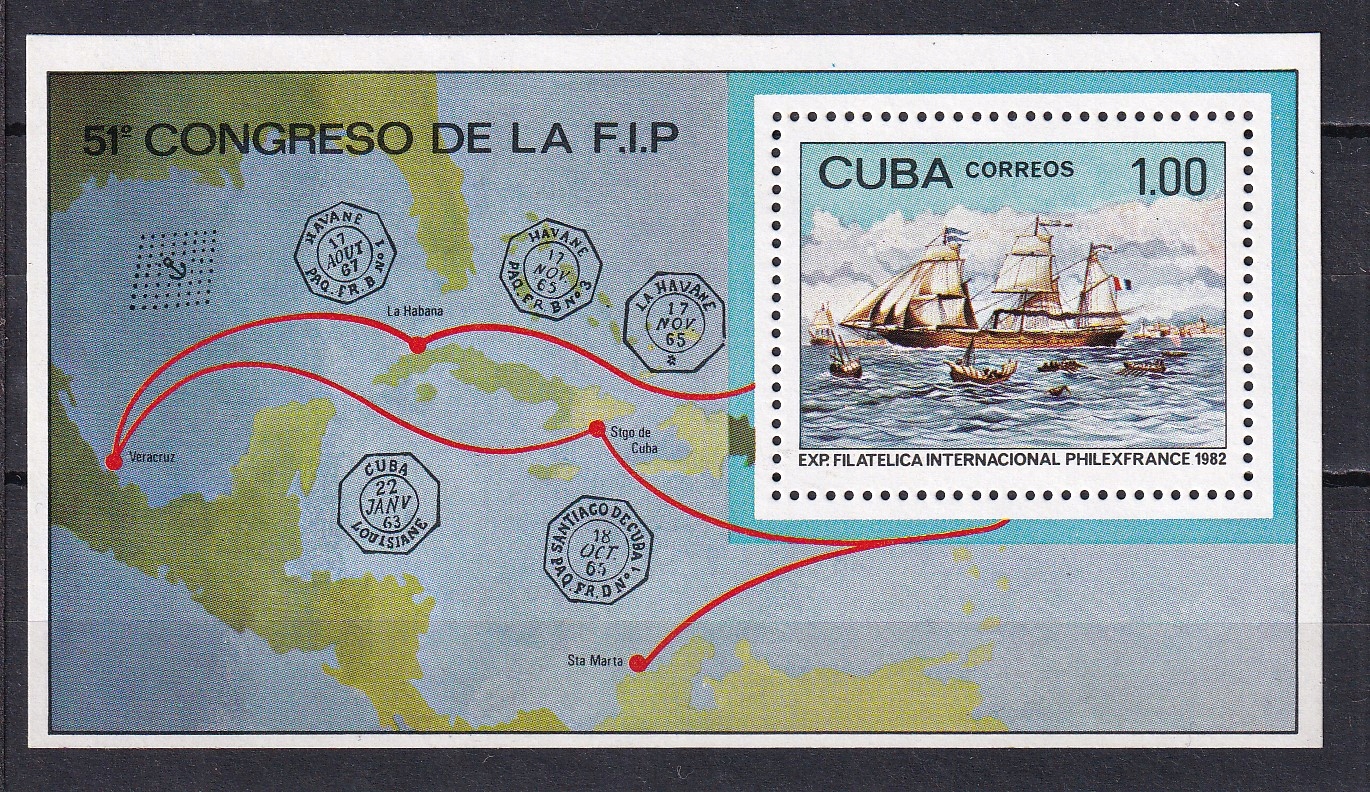 Kuba, Blok 72, 1982r., stan **, A4236
