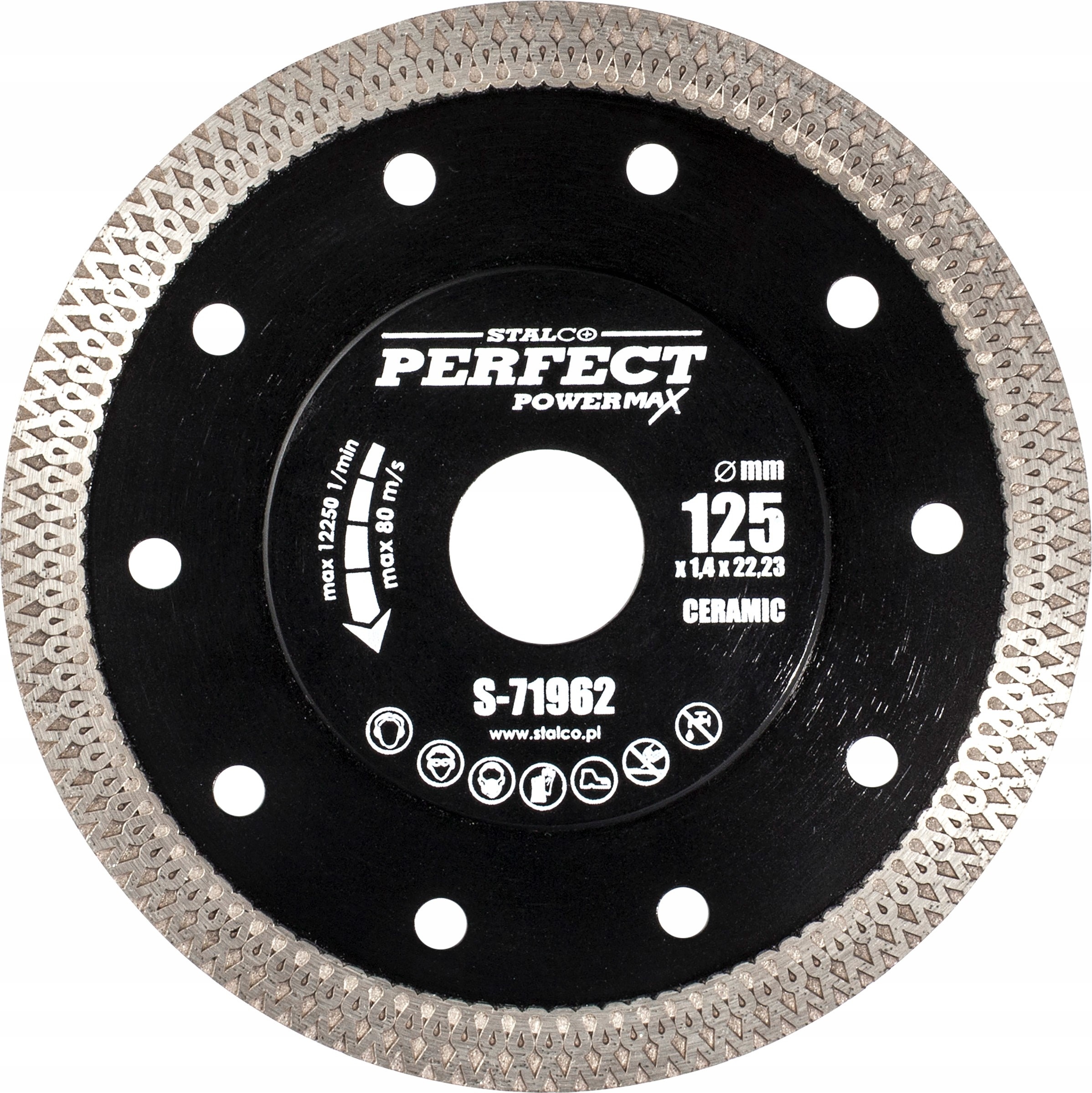 Diamantový Kotouč Pro Keramiku „powermax“ Stalco Perfect 200 MM X 1,9 MM