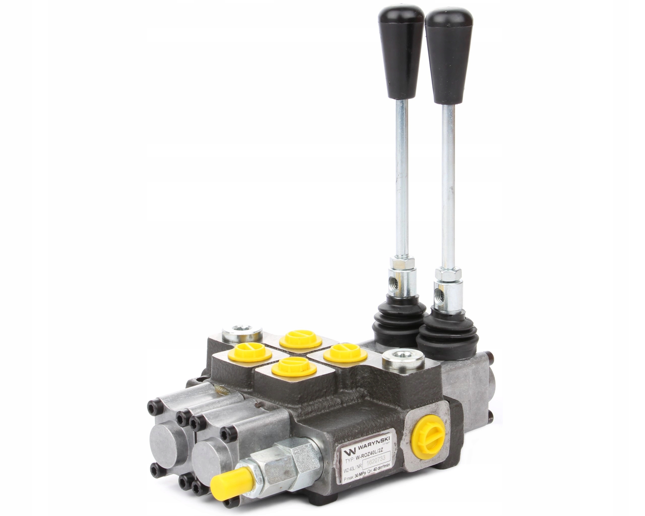 Hydraulický rozdělovač 2-sekční 40l Z Waryński
