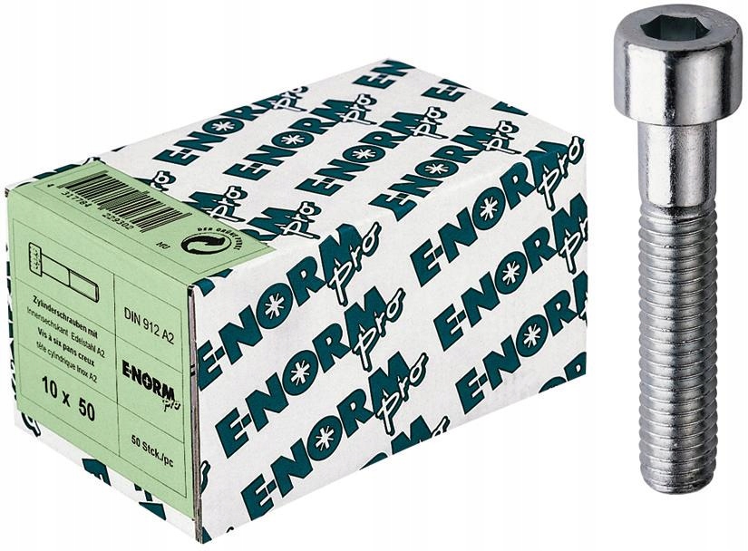 Imbusové šrouby DIN912 válcová hlava M8x25mm 100 kusů E-NORMpro