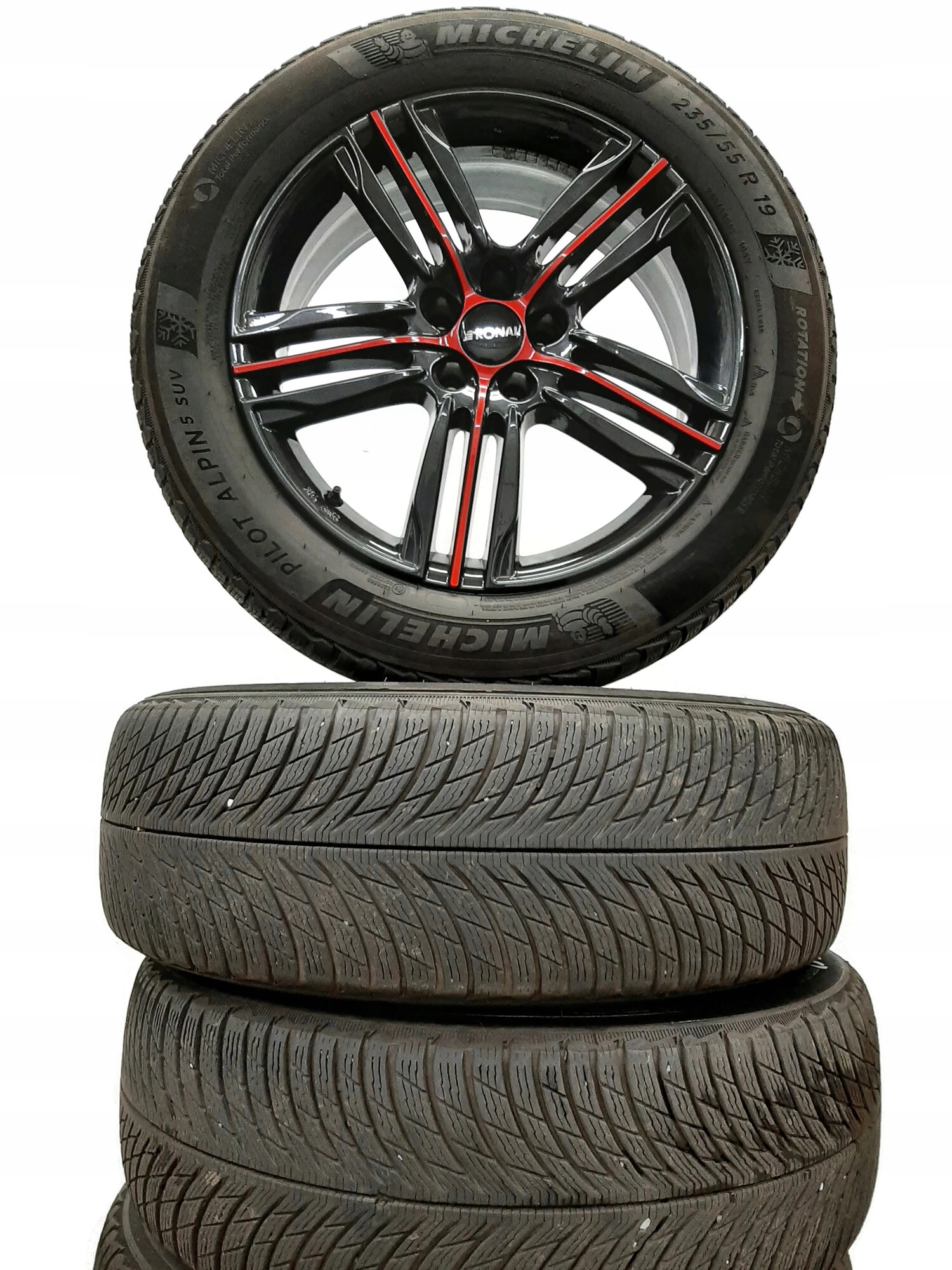 КОЛЕСА ЗИМОВІ 19'' AUDI Q5 80Ax112x66,6 2355r19 МІШЛЕН РОНАЛ Rs7