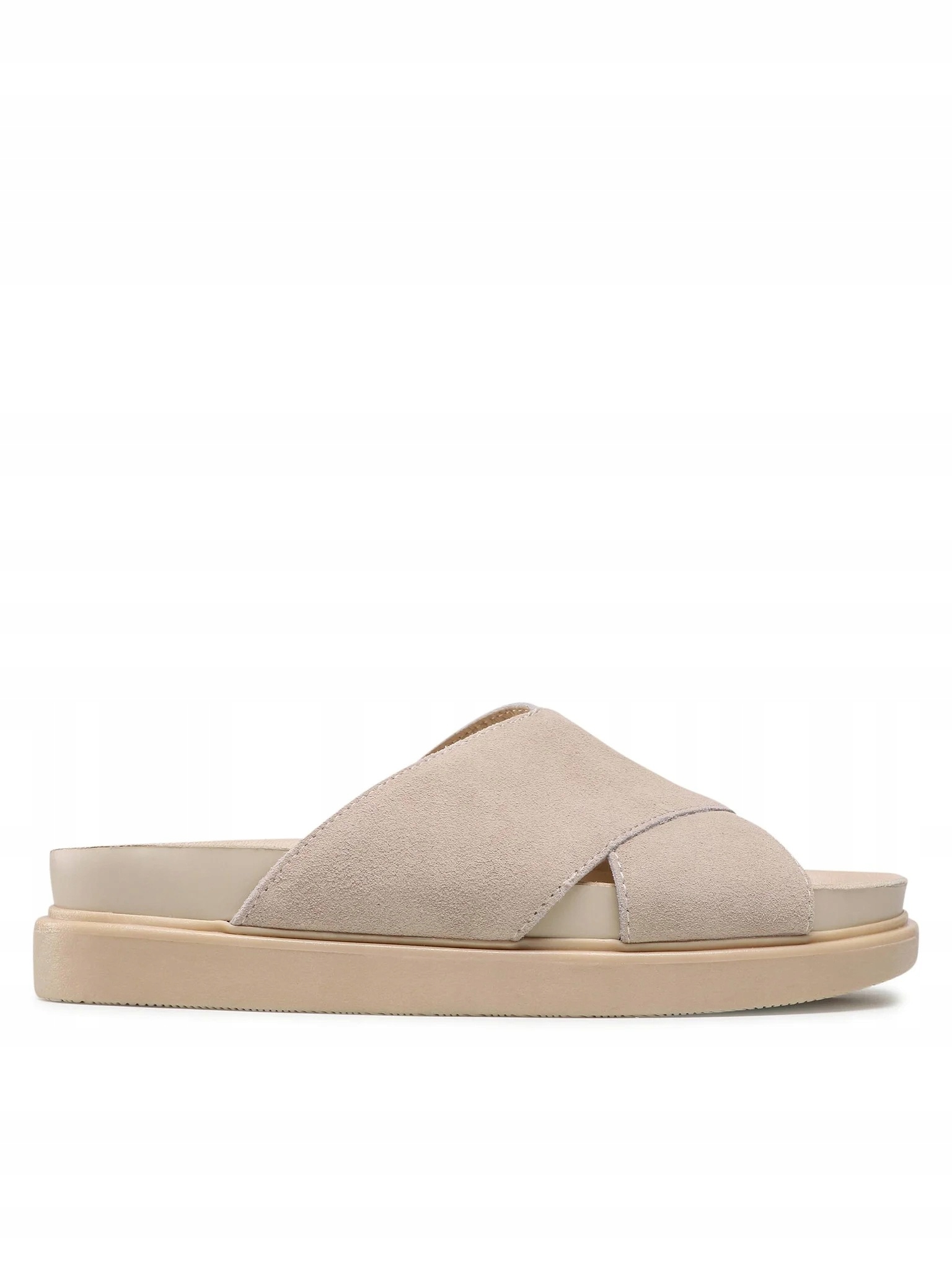 Vagabond Béžové Nazouváky Ze Semiše Na Podrážce Casual 39 6AA