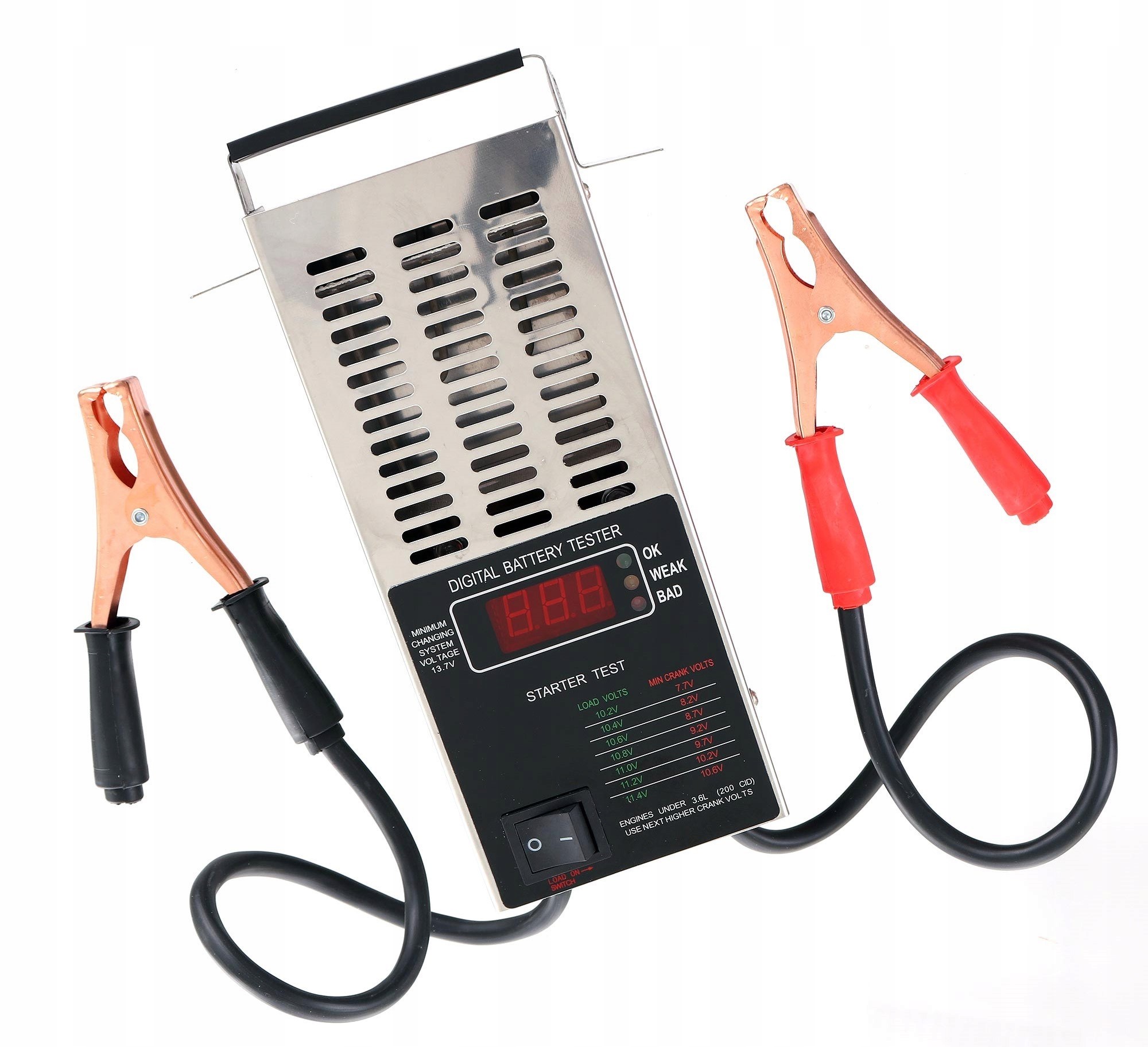 Cyfrowy Tester Miernik Akumulatora 12V Oporowy