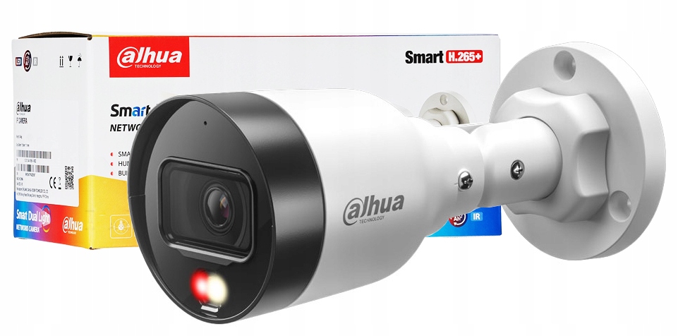 4Mpx 2K+ Ip kamera Dahua IPC-HFW1439S1-A-IL Smd PoE Inteligentná duálna svetelná kamera