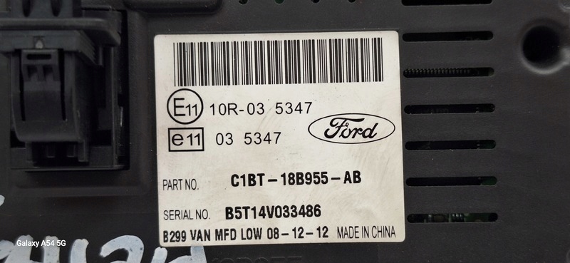 display FORD FIESTA 13- C1BT18B955AB