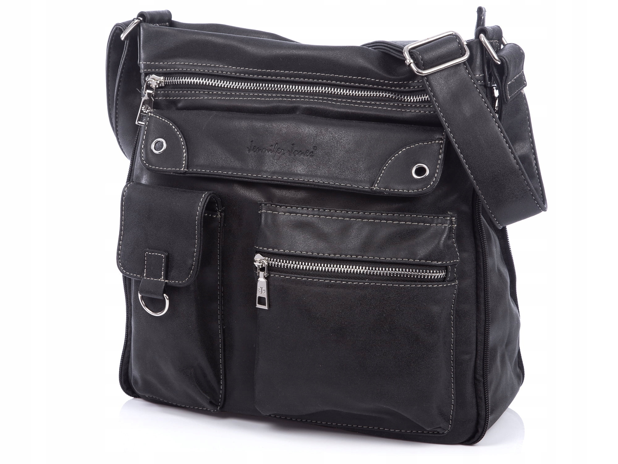 Torba torebka damska na ramię dużo kieszonek Jennifer Jones poszerzana