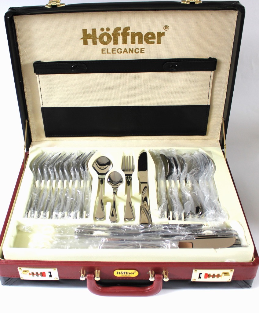 Sztućce w walizce Zestaw Komplet sztućców 72el HOFFNER ELEGANCE 2660 POYSK