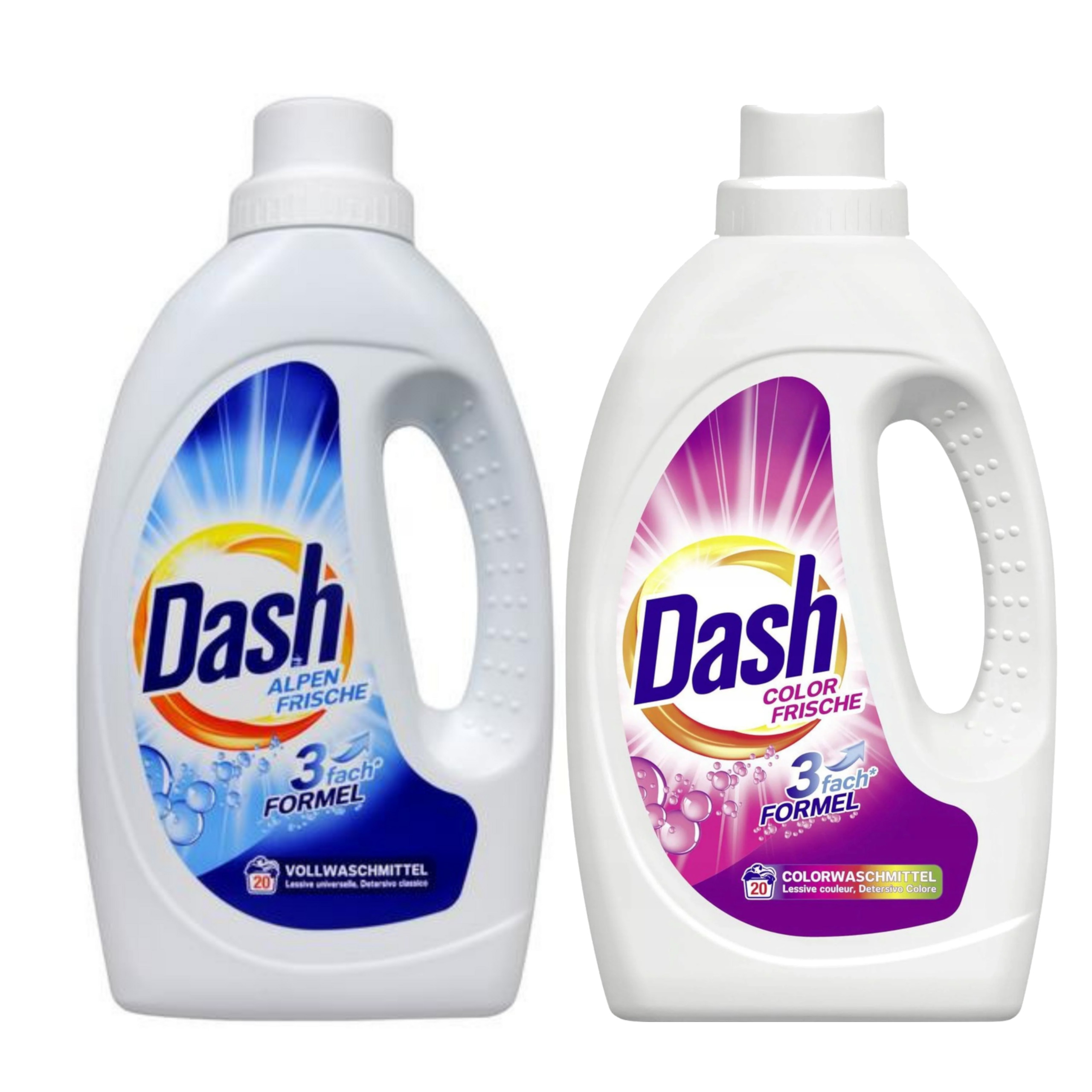 

Dash Płyn do prania białe kolor 2x 1,1 l 20 prań