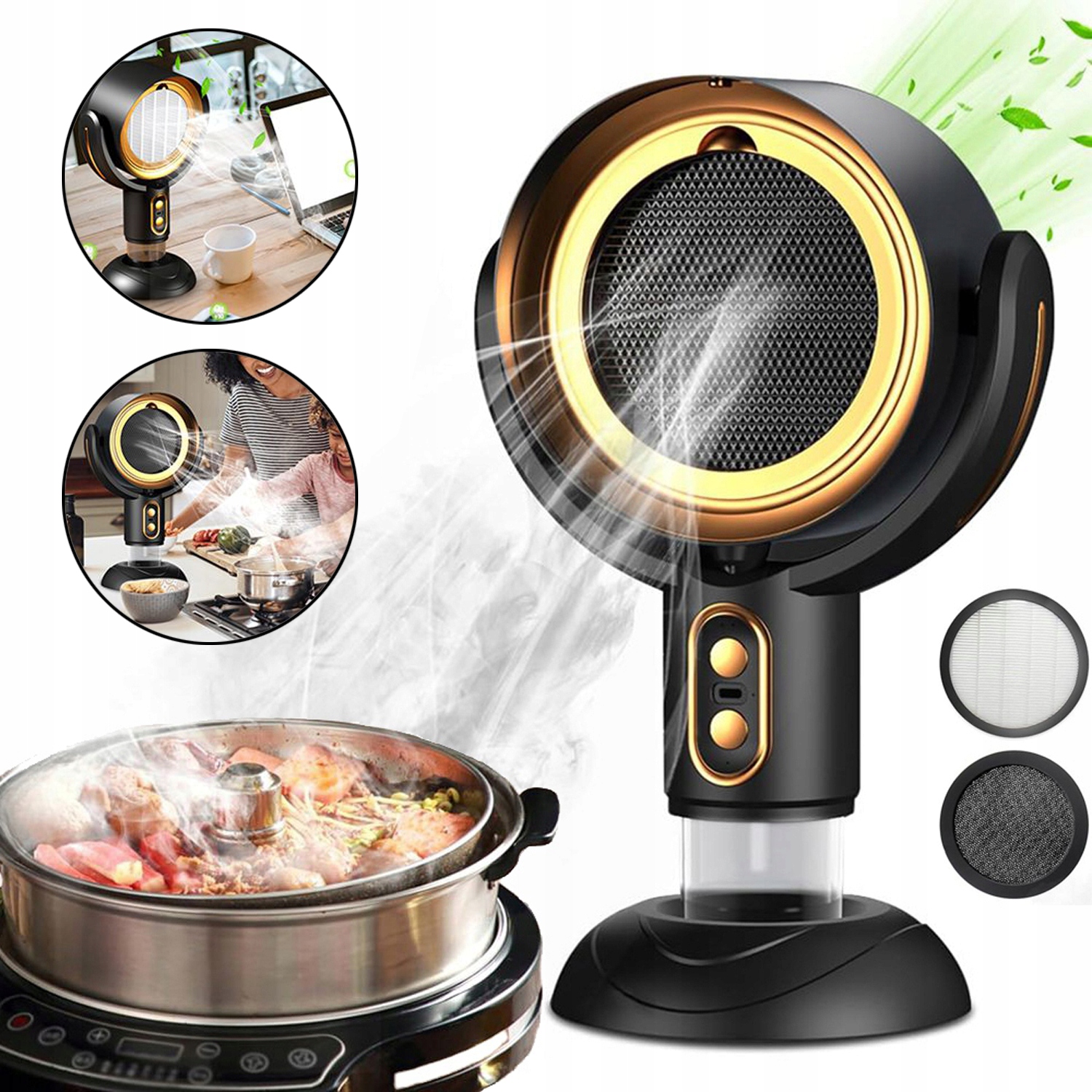 Przenośny Okap Kuchenny, 2-BIEGOWY Wentylator Wyciągowy, Wentylacja Kuchni