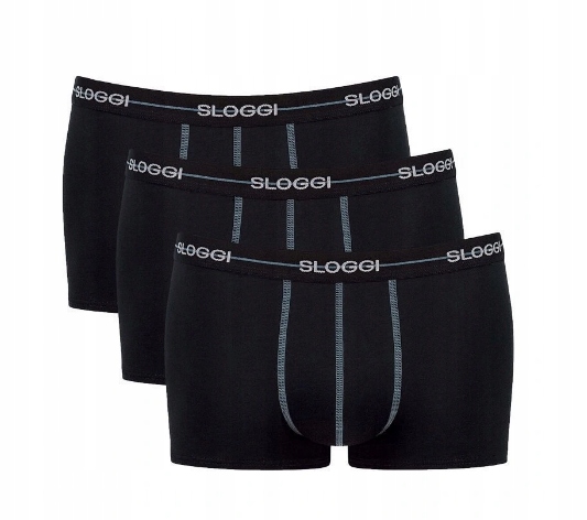 Sloggi Boxerky Men Start Hipster trojbalení pánské boxerky černé XL