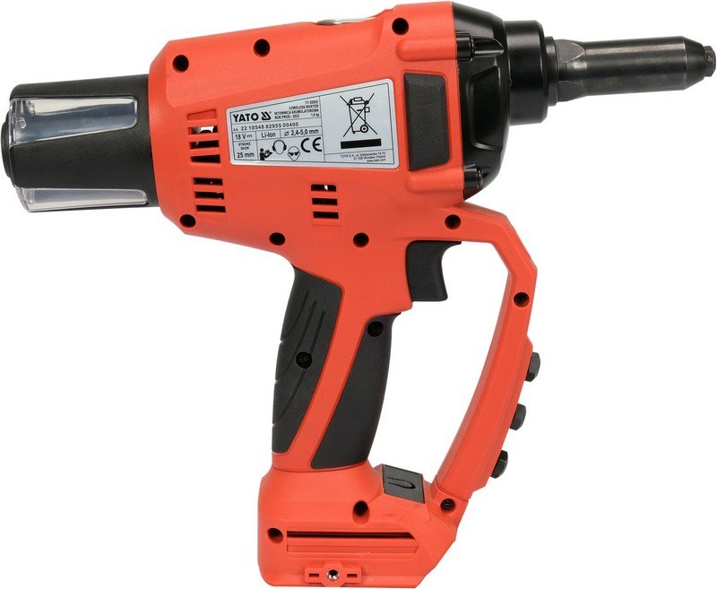 NITOWNICA BEZSZCZOTKOWA 18V, 20N, AKUMULATOR+ŁADOW Zasilanie akumulatorowe