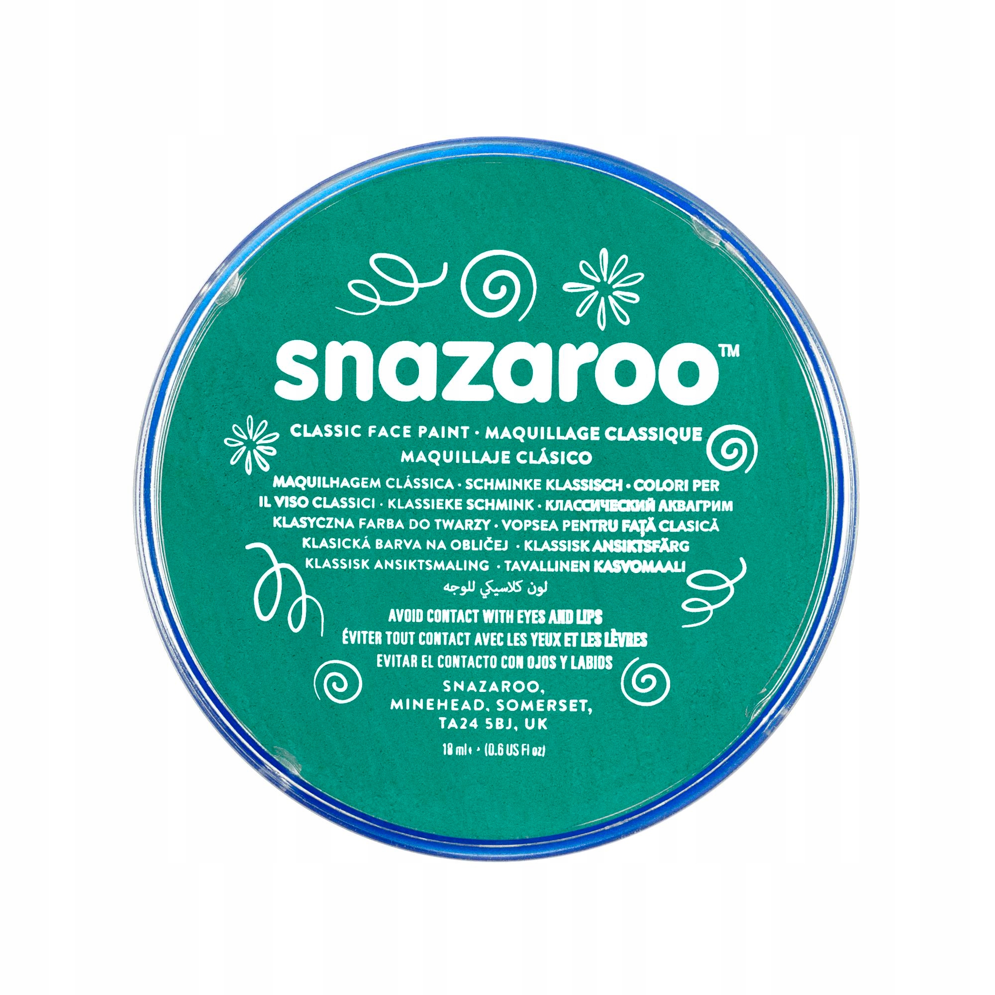 

Farba Do Malowania Twarzy Zielona 18ml Snazaroo