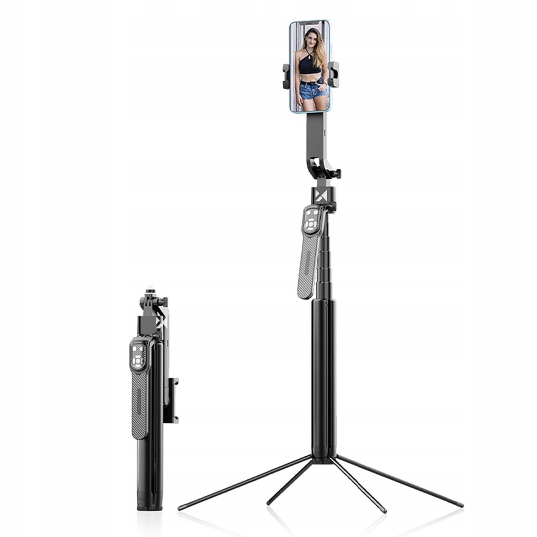 Premium selfie stick Wozinsky WST-360YS 1,8m z funkcją statywu z automatycz