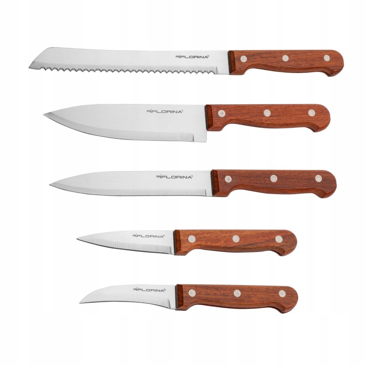 Komplet noży Florina Wood 5 sztuk
