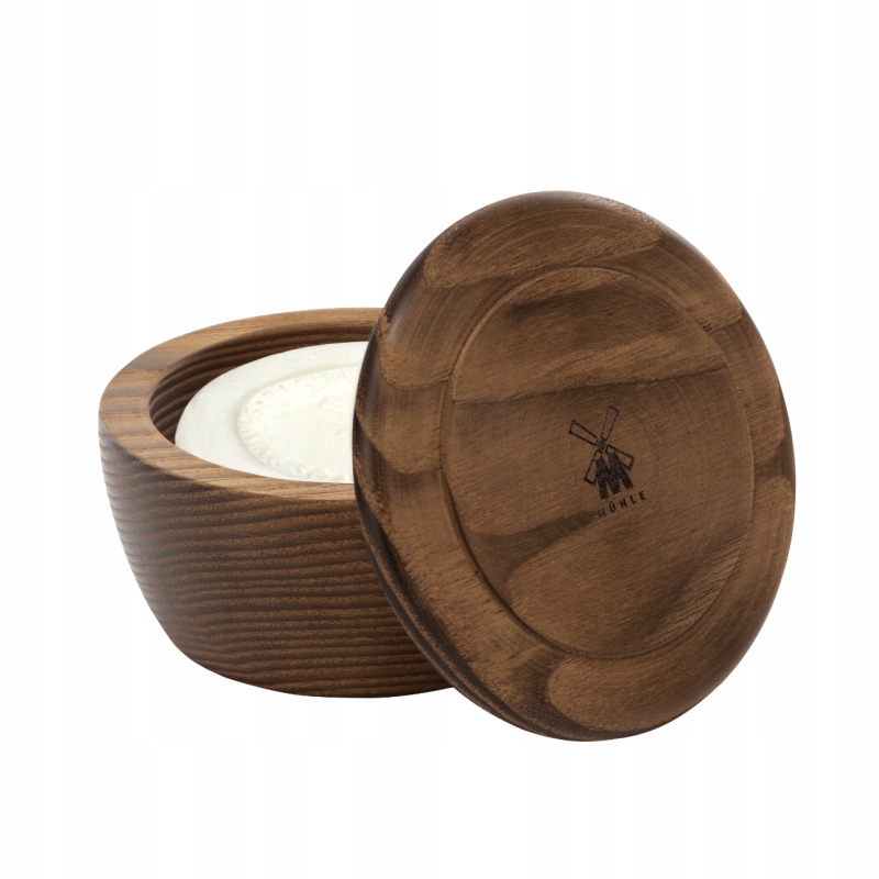 Dřevěný kelímek mýdlo na holení Mühle v dřevěném kelímku