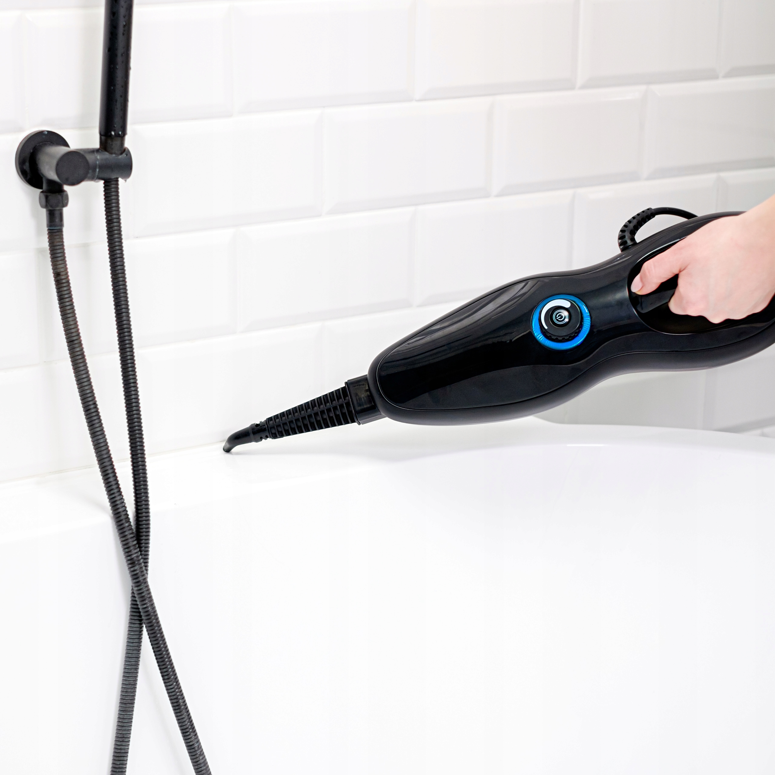 PAROWNICA MOP PAROWY CZYŚCIK WIELOFUNKCYJNY MYJKA PAROWA + AKCESORIA Waga 3.3 kg