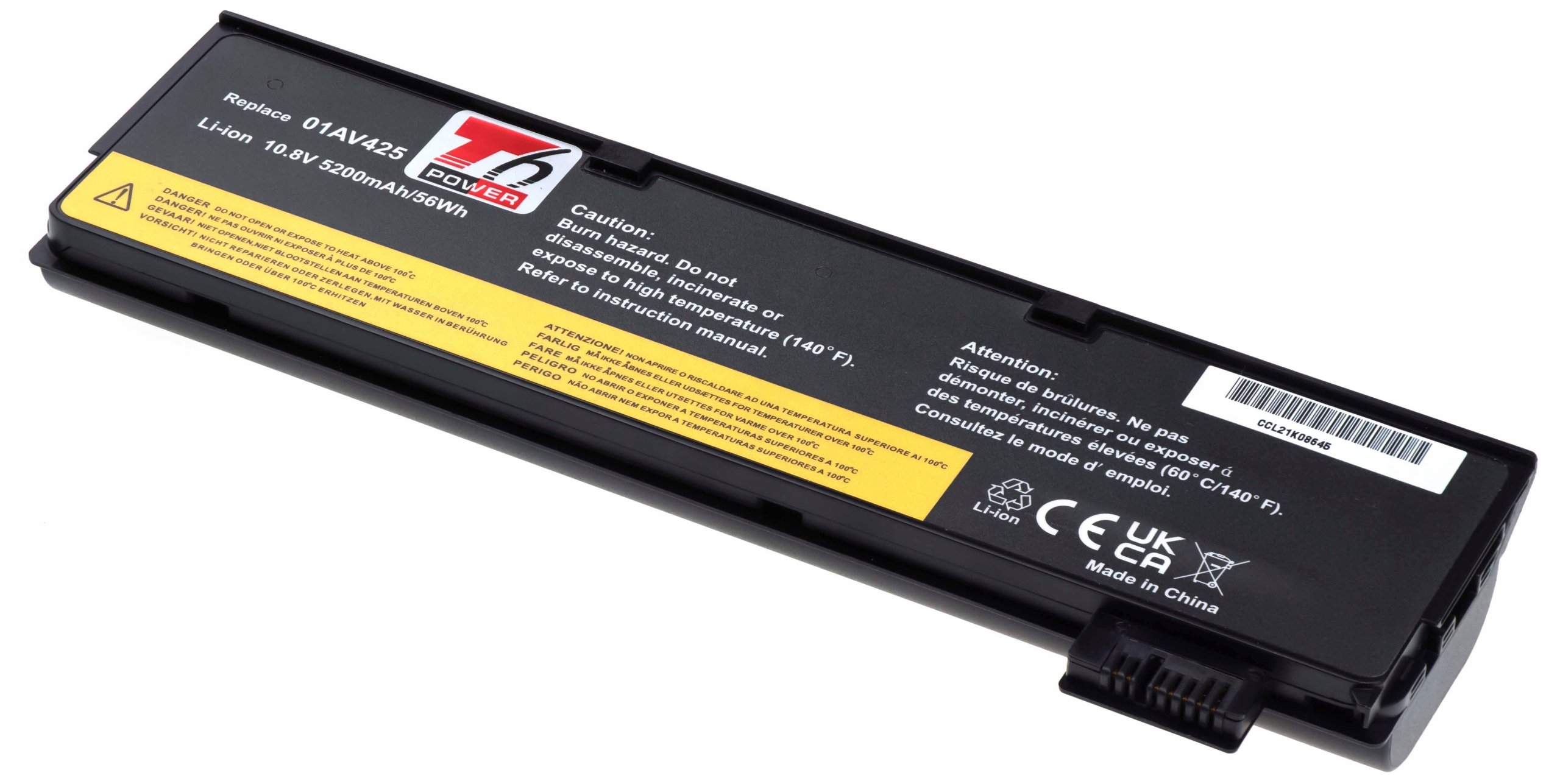 Batéria T6 Power pre Lenovo ThinkPad T470, T480, T570, T580, P51s, P52s,…