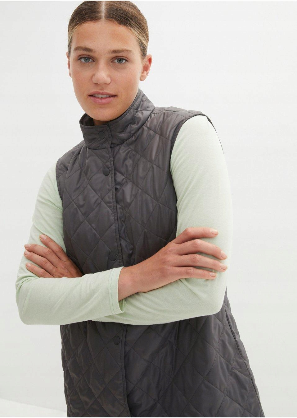 BONPRIX SZARA KAMIZELKA __48