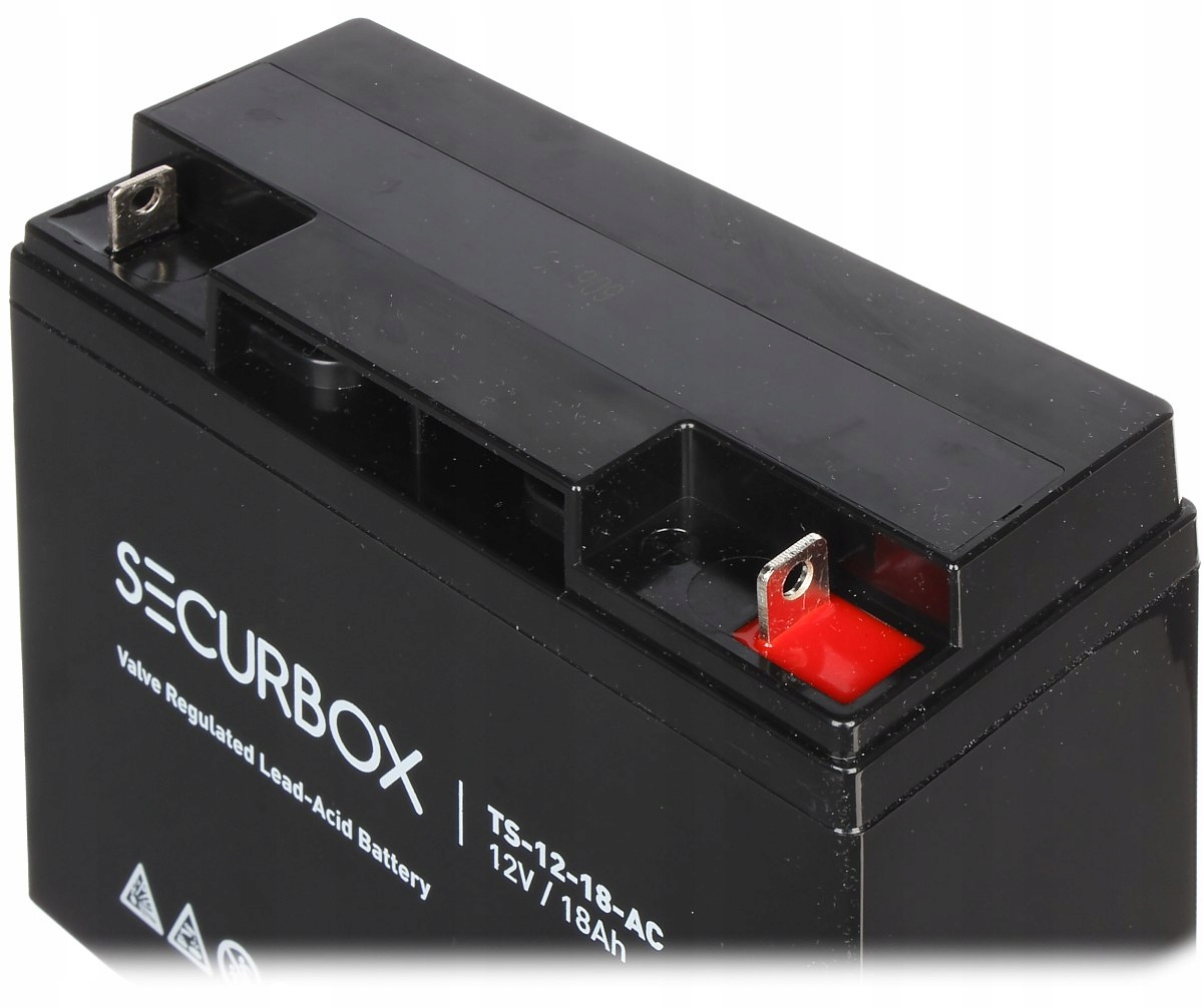 Akumulator AGM Bezobsługowy 18 Ah, 12 V, SECURBOX Kod producenta TS-12-18-AC