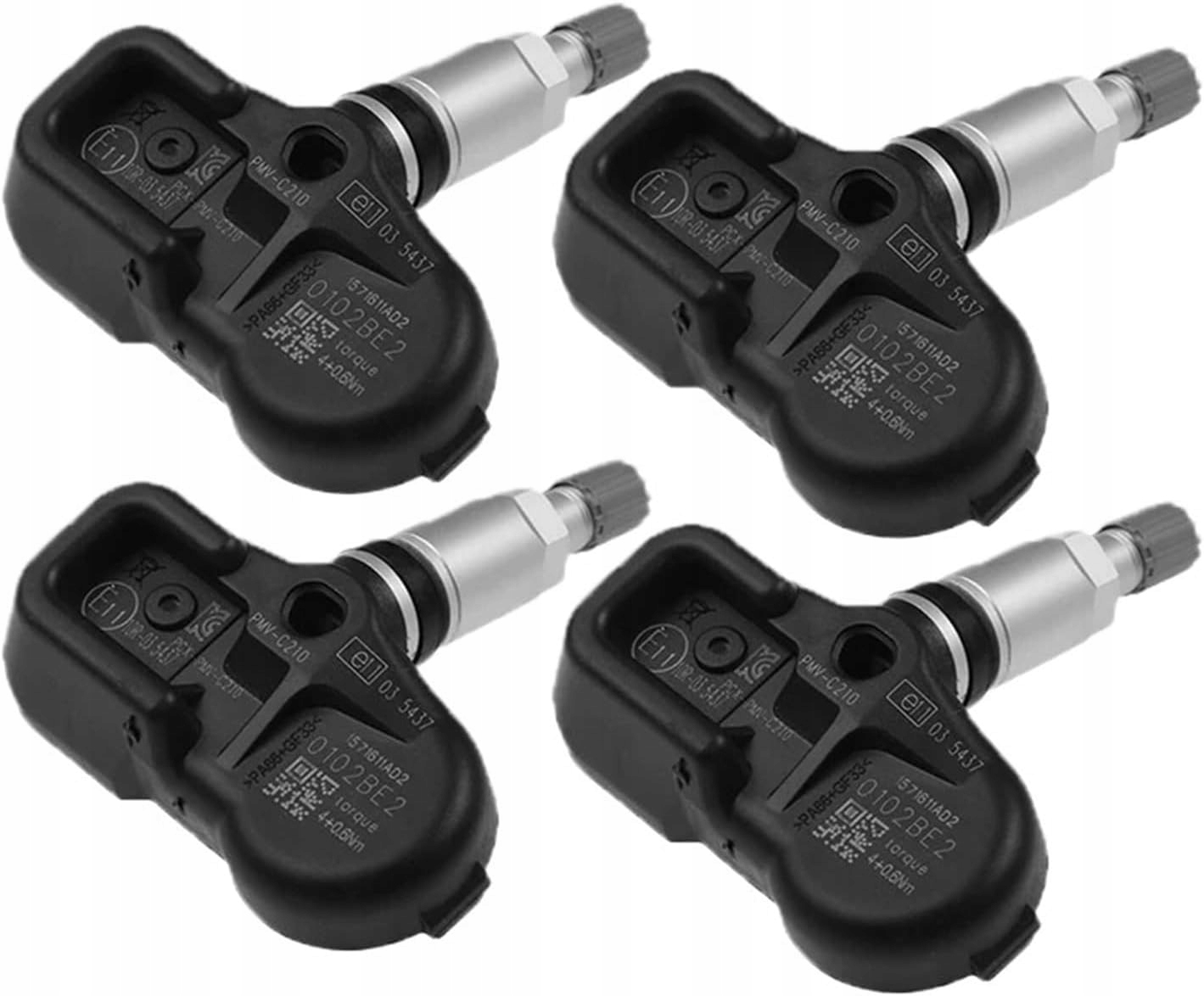 4X Senzor Tlaku Tpms 42607-02031 Toyota Auris Corolla Yaris Avensis iQ