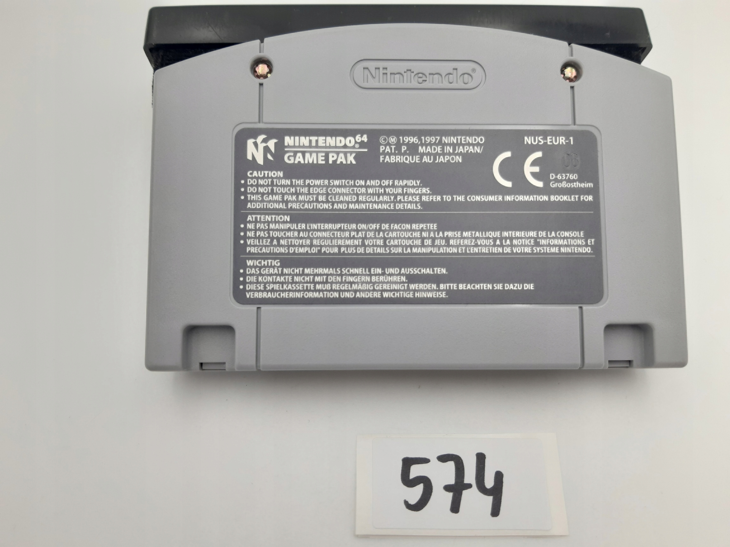 NINTENDO 64 WAVE RACE 64 Platforma Nintendo 64