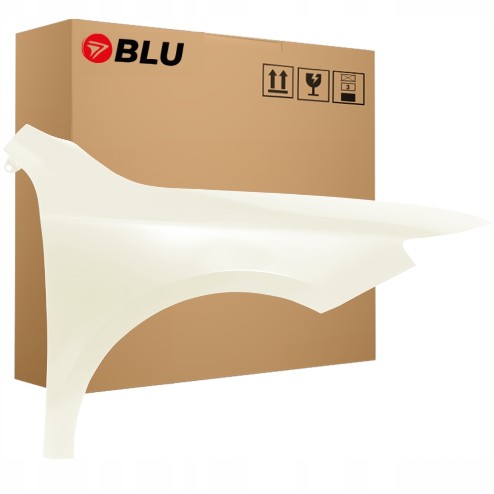 Blu Blatník Škoda Superb II 3T Lift LB9A pravý bílý 13-15 přední