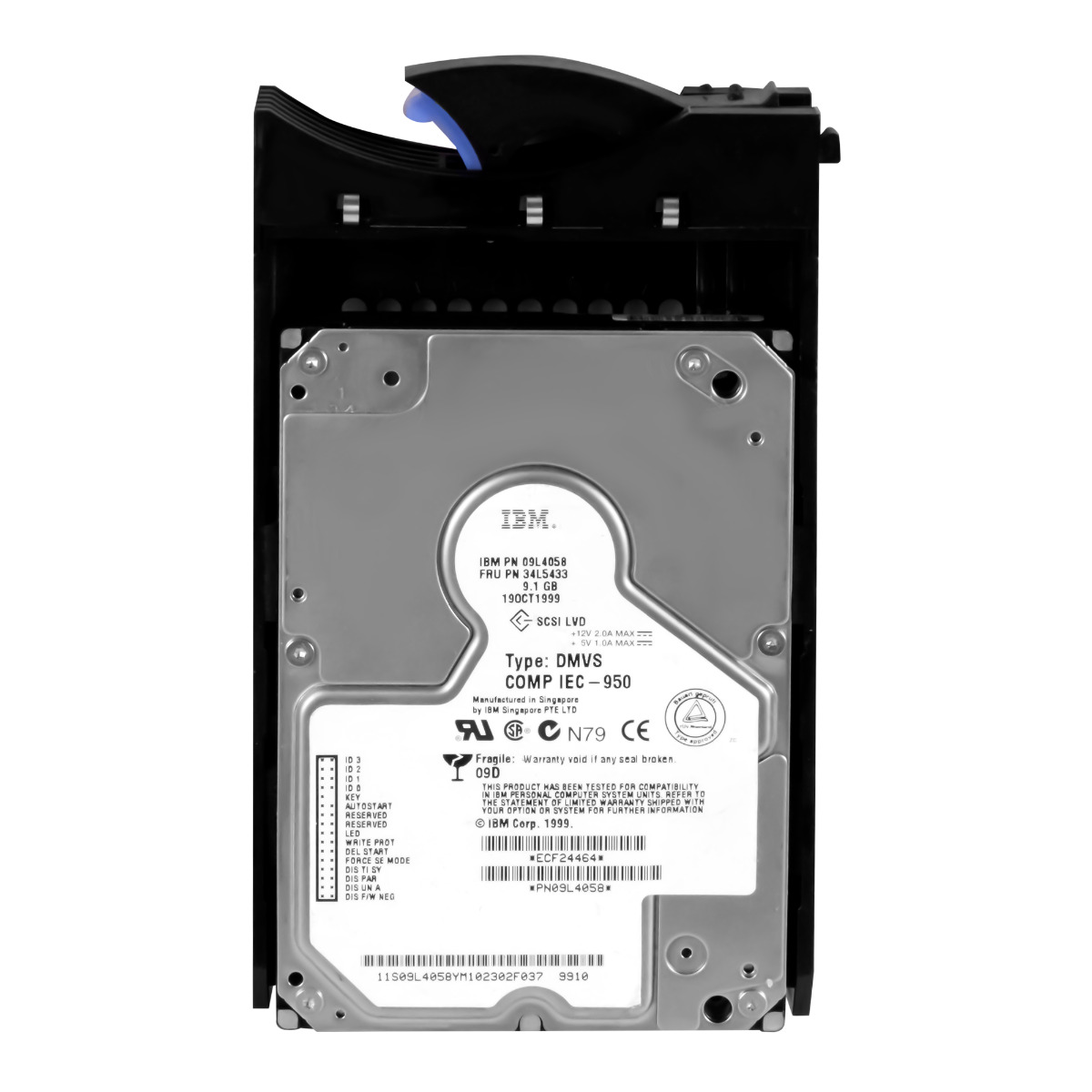 Ibm 34L5433 09L4058 9,1 Gb 10K 2MB Scsi Ultra2 3,5'