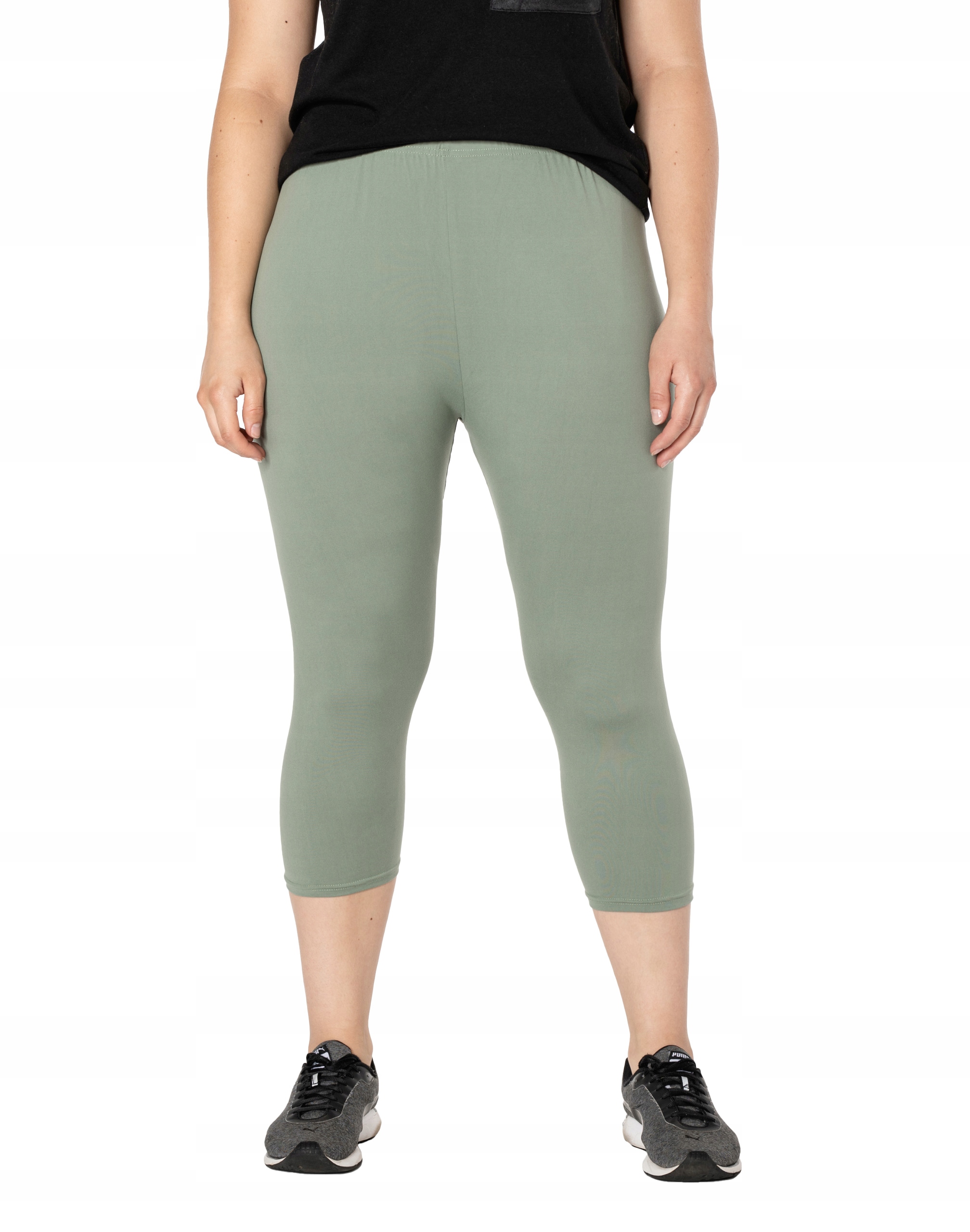 

Duże Leginsy Getry Damskie Bambusowe 3/4 733-4 6XL