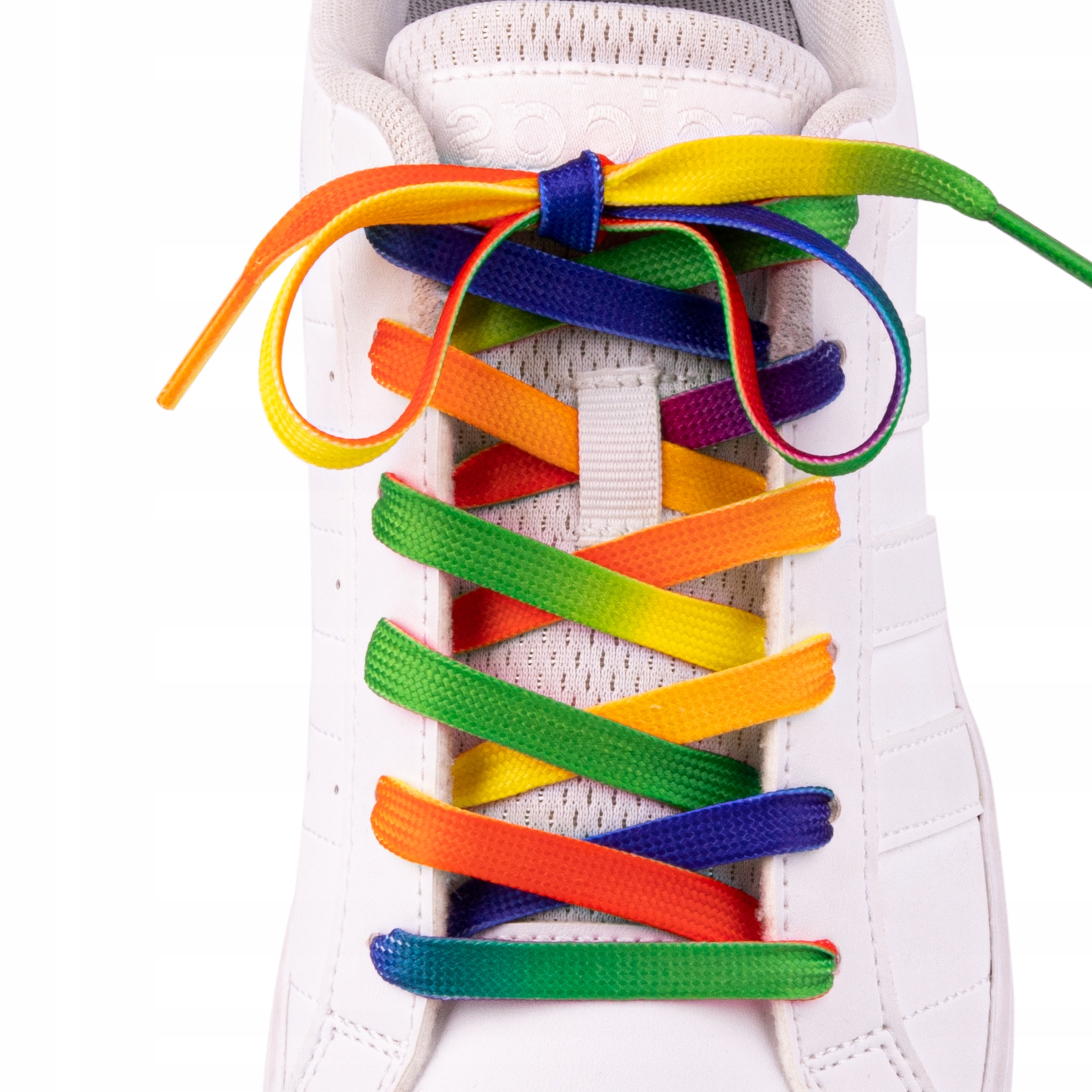 

Sznurowadła do butów płaskie tęczowe 120 cm