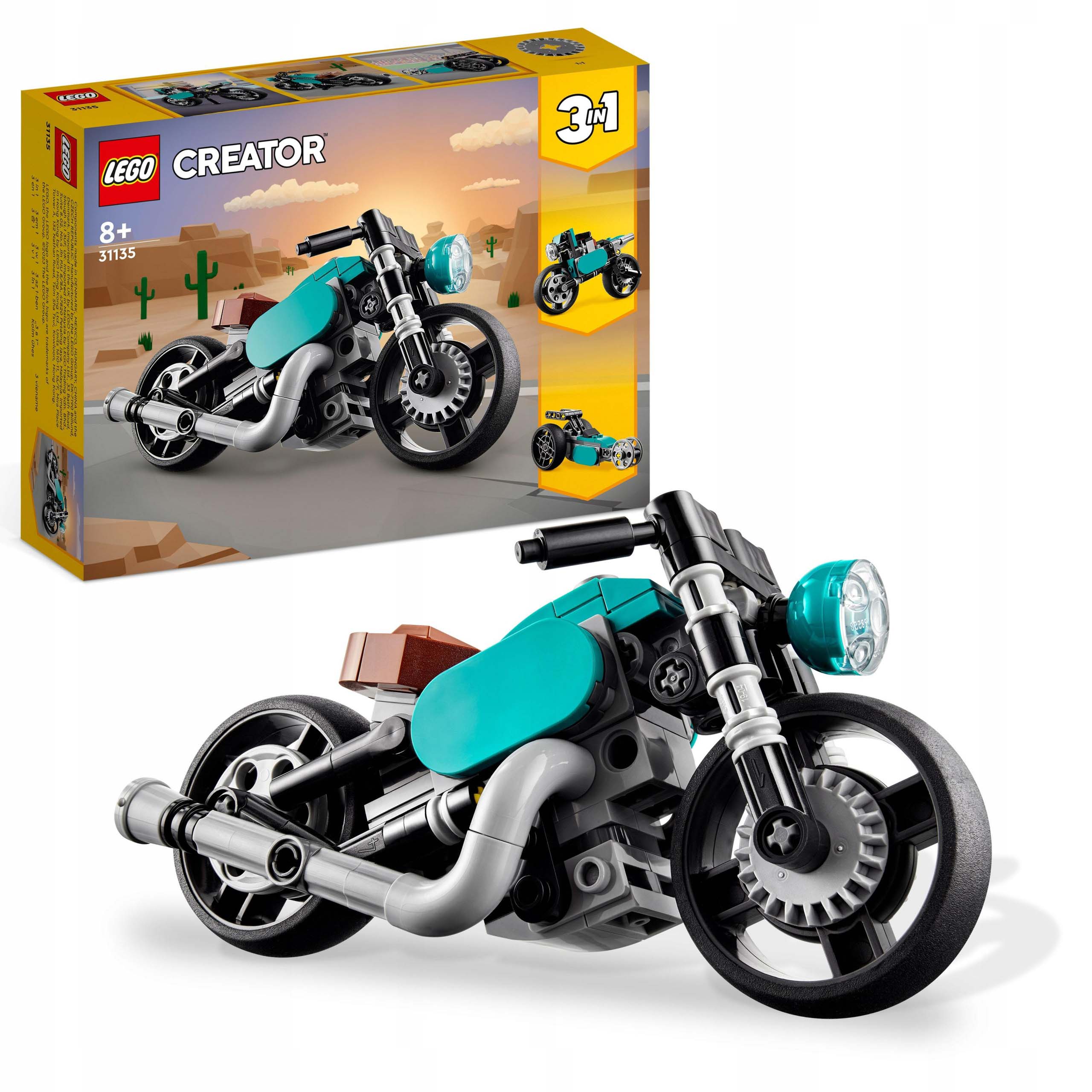 LEGO CREATOR 3W1 MOTOCYKL VINTAGE