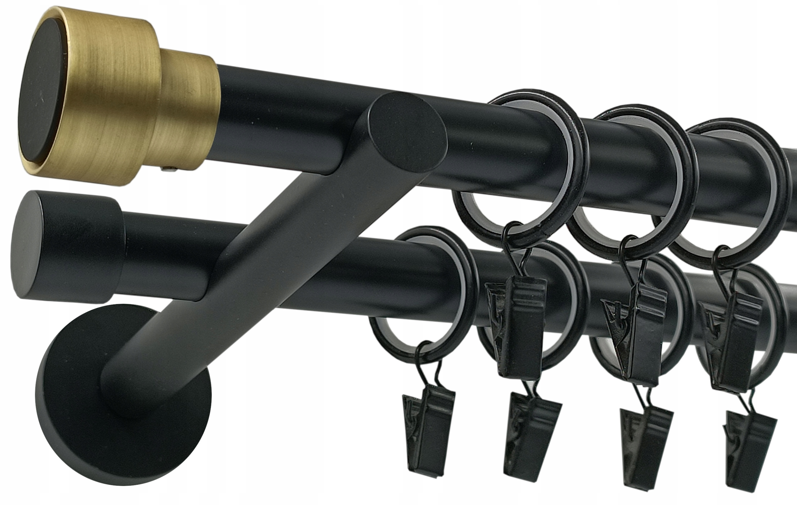 

Karnisz Czarny Mat Podwójny Ø19+19mm Stempel 200cm