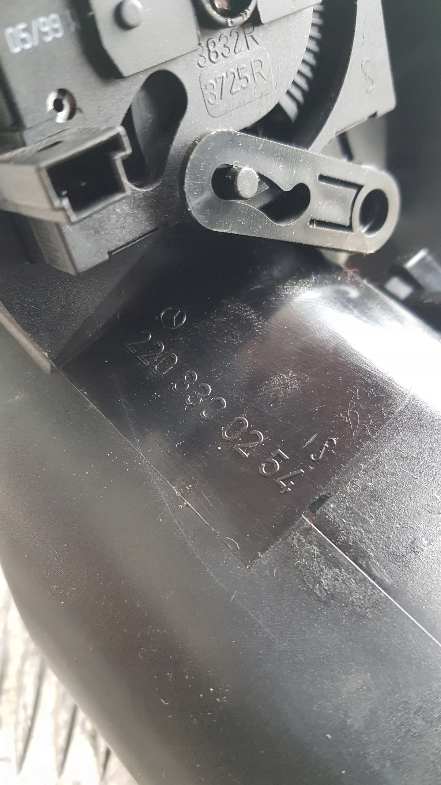 MERCEDES W220 grid air conditioning devices right