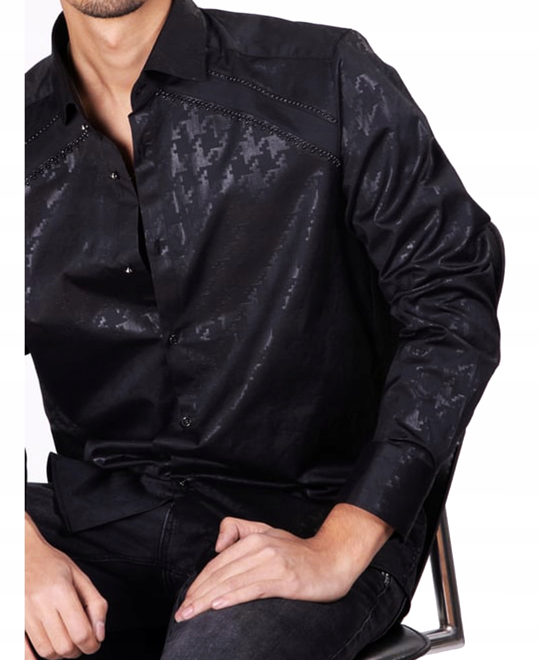 Pánská košile Mondo Limited Večerní neformální Pepitka