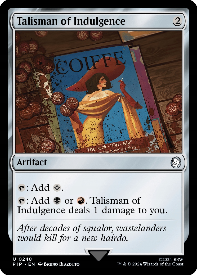 MTG Talisman of Indulgence (U)