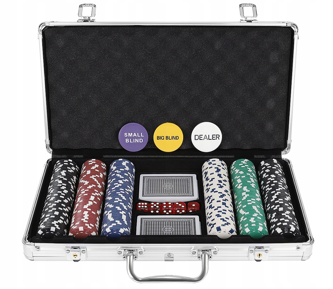 Texas Strong Poker Set 300 фішок + валіза Вага виробу з упаковкою 4,5 кг