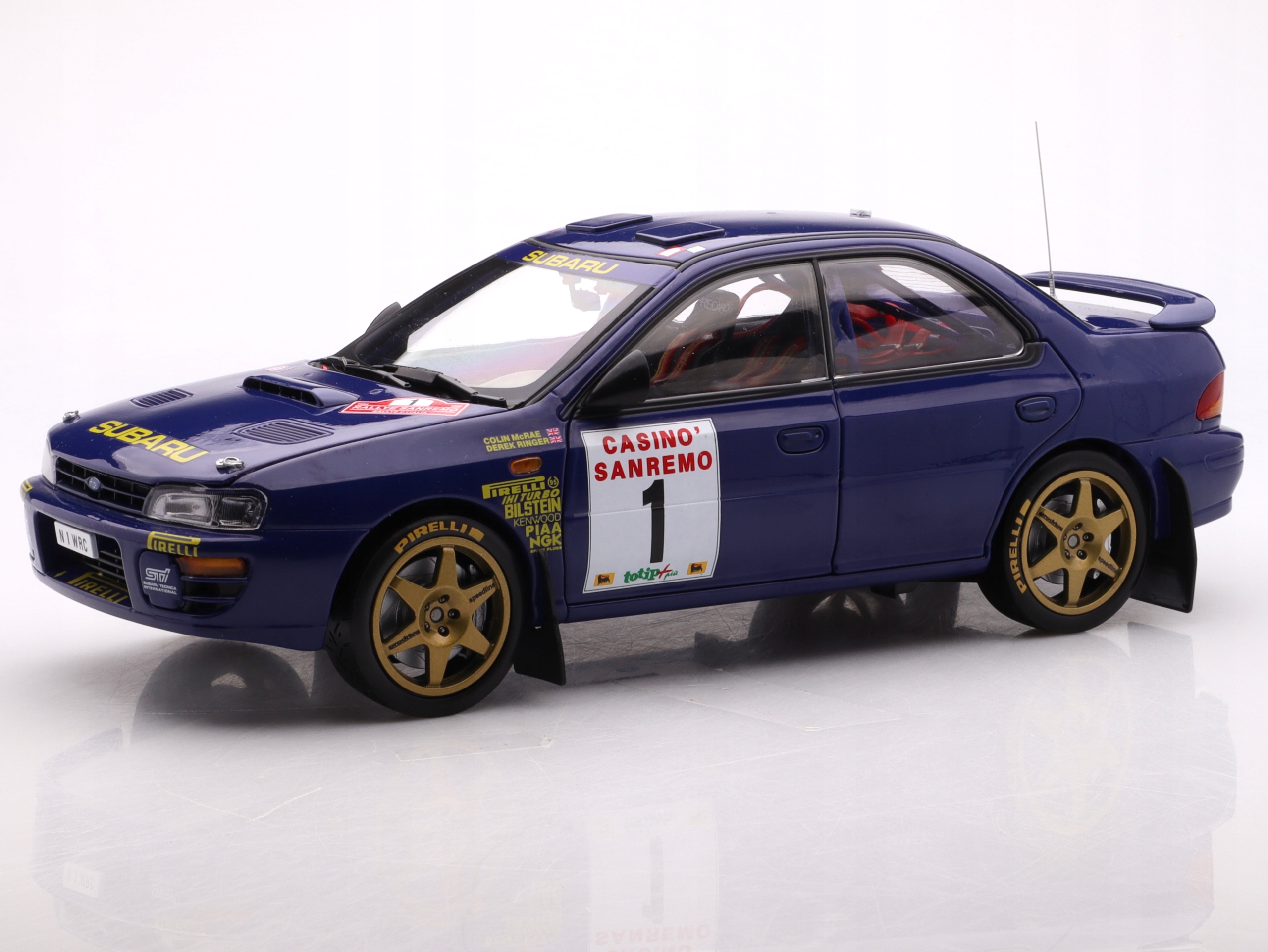 Model auta Subaru Impreza 555 #1 Collin McRae 1996, Sun Star 1:18