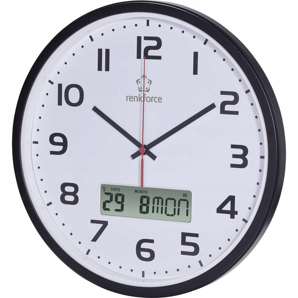 Zegar ścienny z datownikiem Renkforce HD-WRCL135 Marka Renkforce