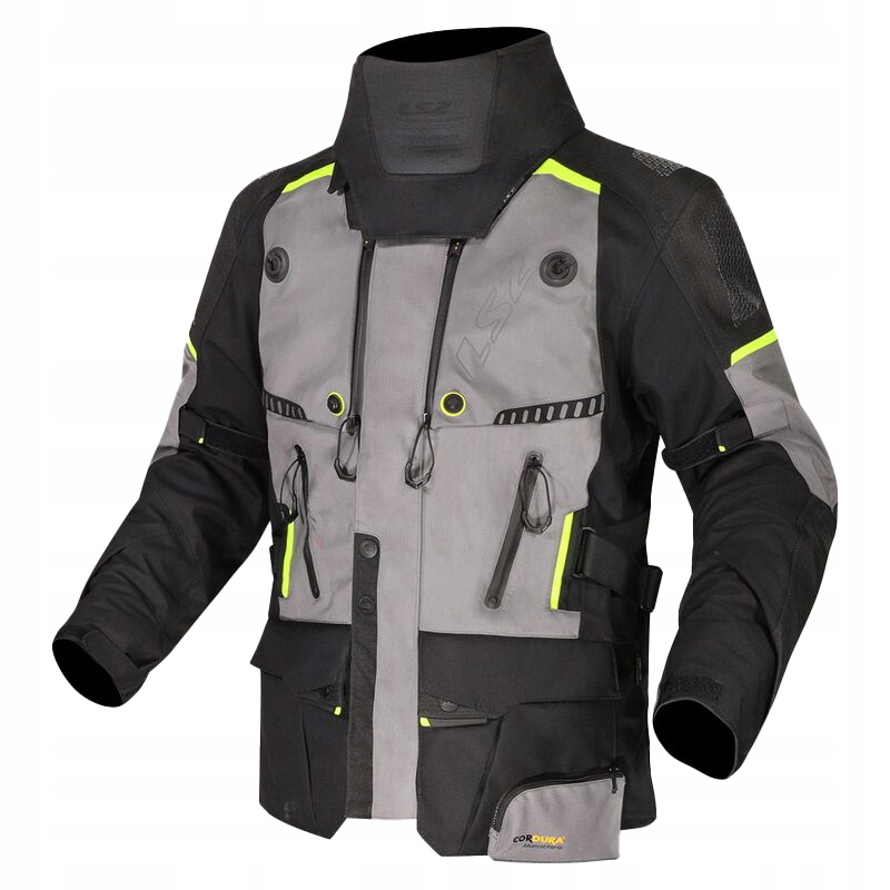 Pánska Motocyklová Bunda LS2 Apollo Vodoodolné Turistické Chrániče