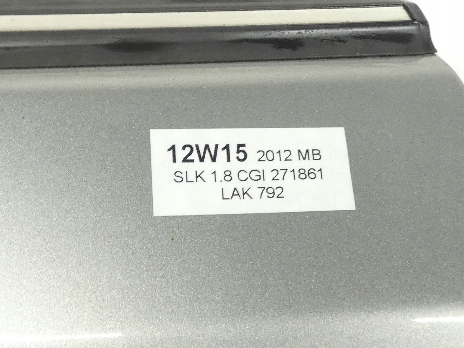 door left front left front MERCEDES SLK 172 R172 LAKIER 792 silver
