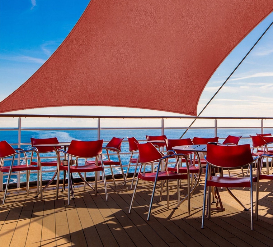 ŻAGIEL PRZECIWSŁONECZNY MARKIZA CZERWONY 400X600CM PROSTOKĄT Kod producenta 36-212-4060RB