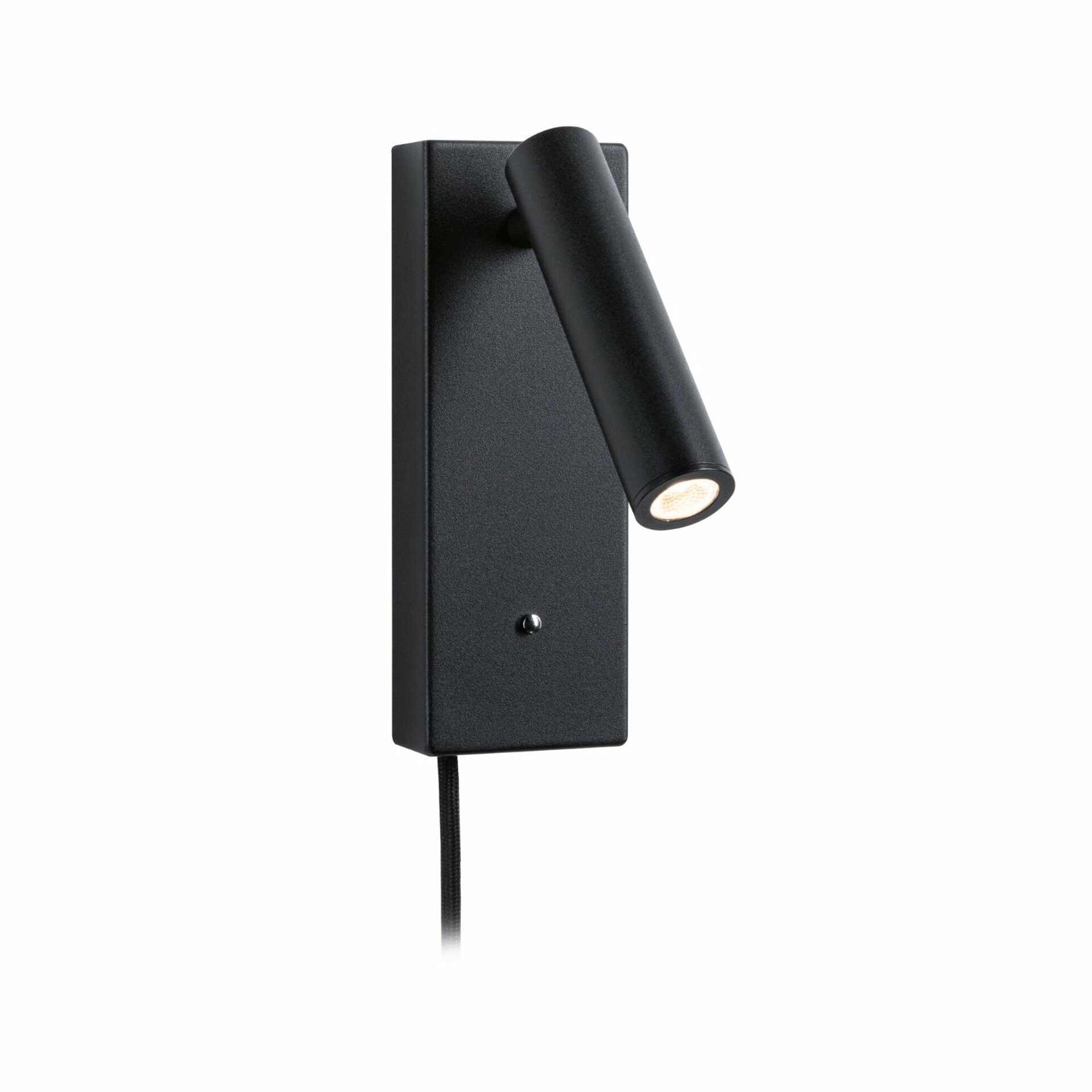Paulmann Led nástenné svietidlo Hulda 2,5W čierna mat, stmievateľné, Usb-c