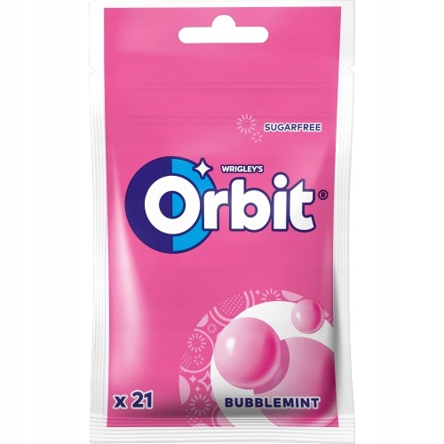 Žvýkačka Taška Orbit Bubblemint 29g/22