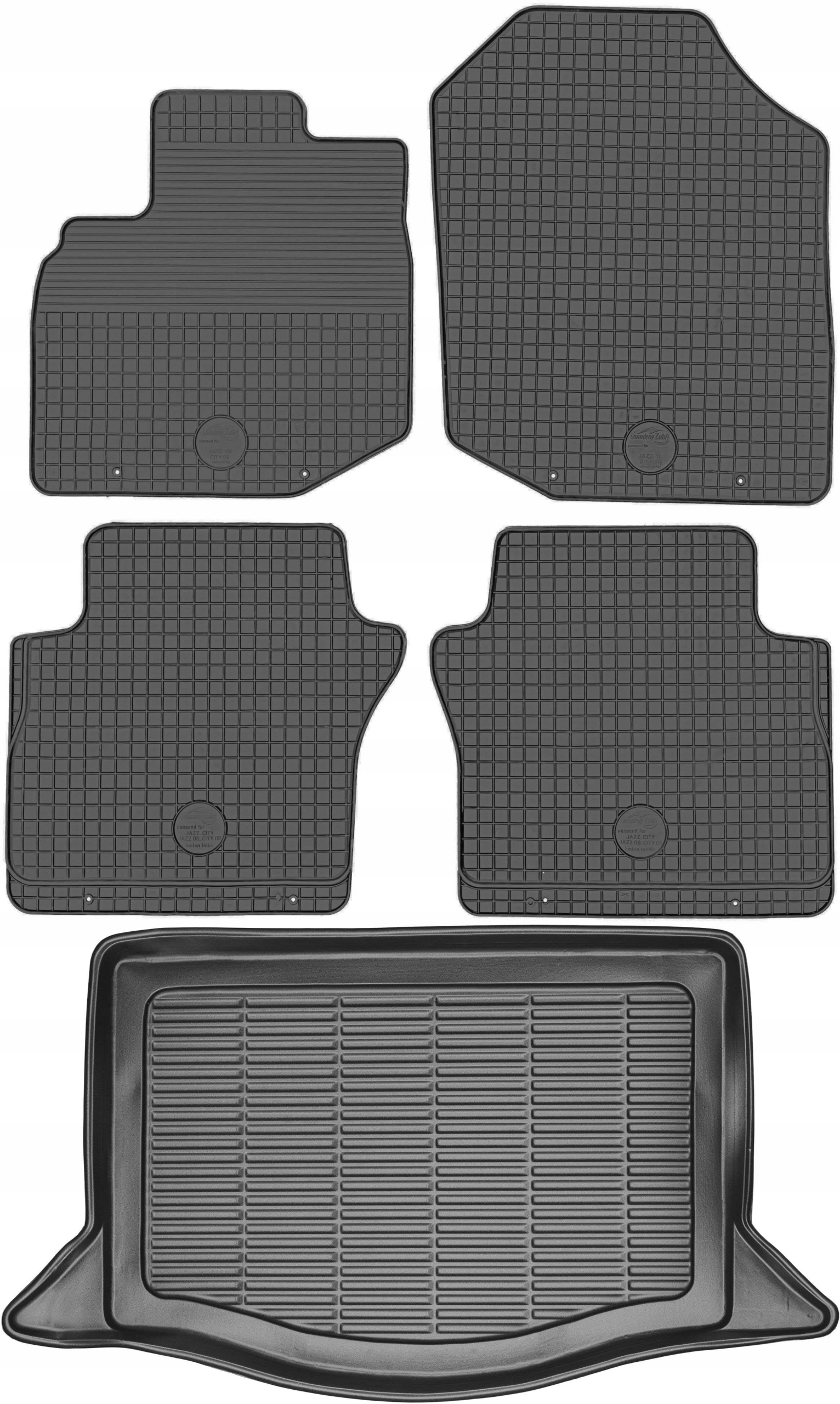 Honda Jazz III Hatchback od roku 2008-2015 Sada Koberce batožinový priestor