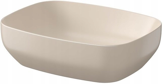 Umývadlo Larga obdĺžnikové 50x38 béžové matné