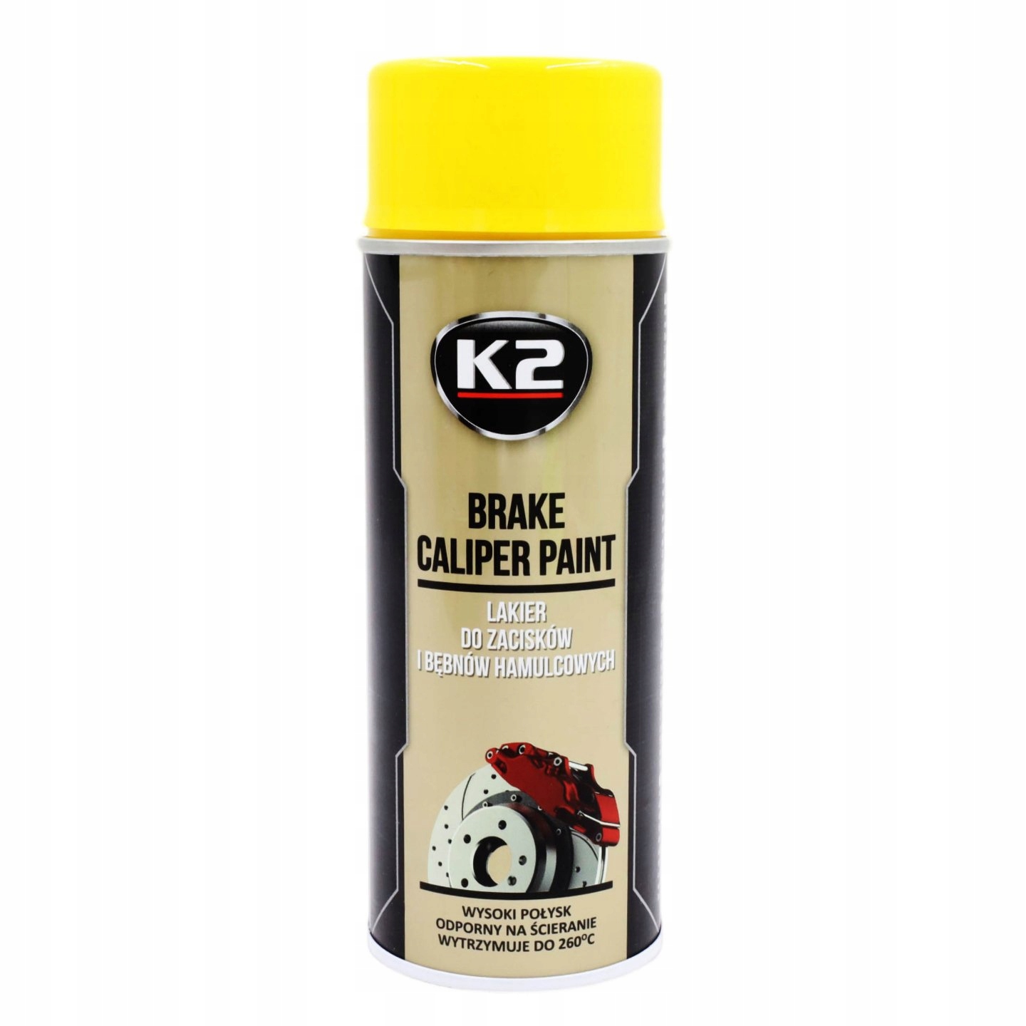 

Lakier do Zacisków K2 Brake Caliper Żółty 400ml