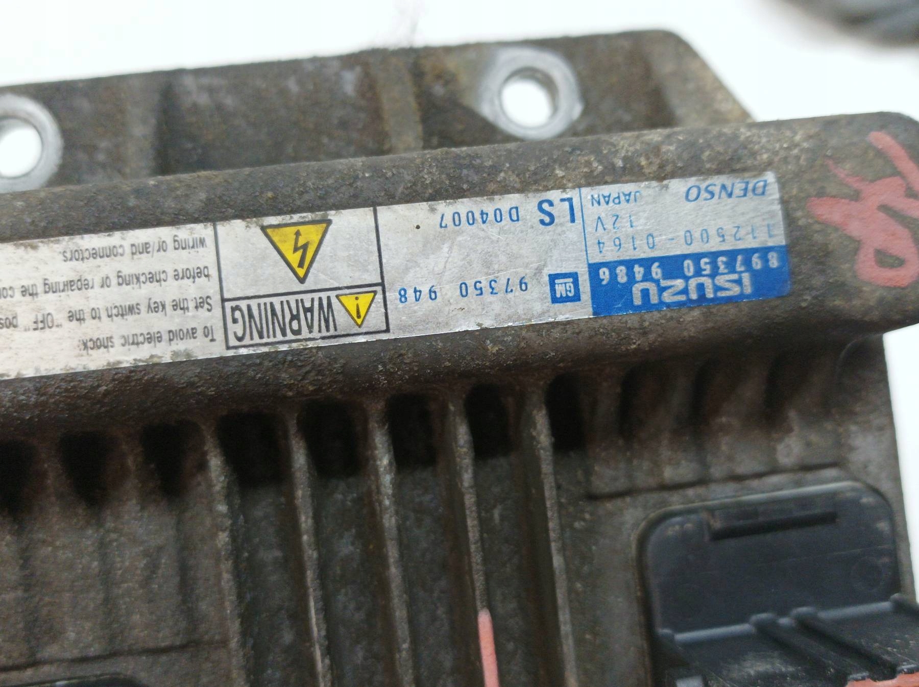 centralina motore 97350948 1.7 D ISUZU 100KM Opel Meriva e (2002-2010) A